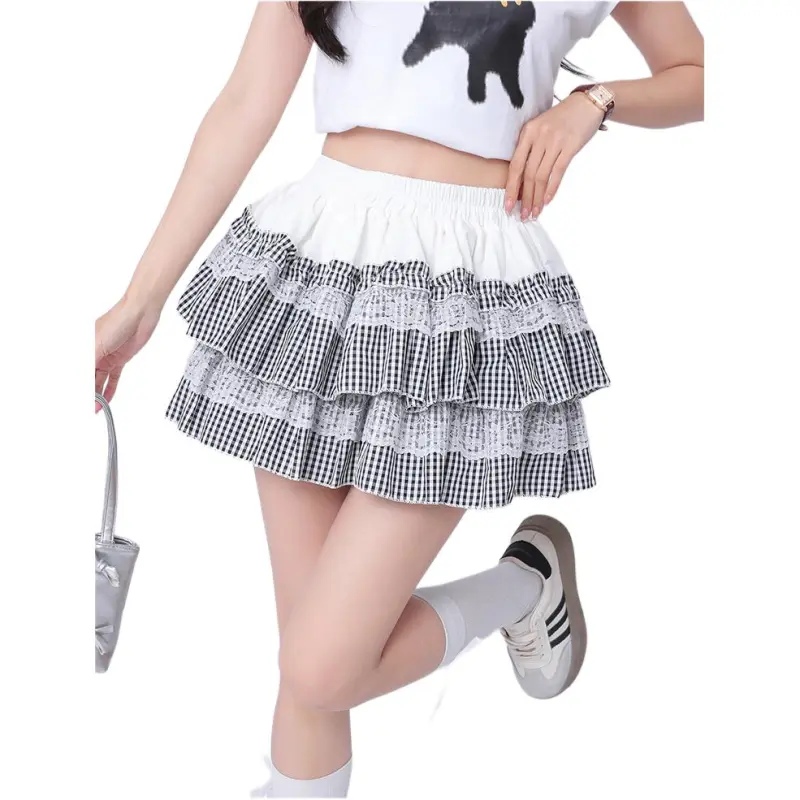 Mu Xiao Xin Casual Short Skirts Women's-7