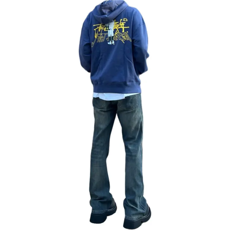 KVIV Jeans Unisex Vintage Blue -4