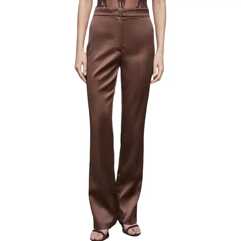 Patrizia Pepe Satin Trousers-1