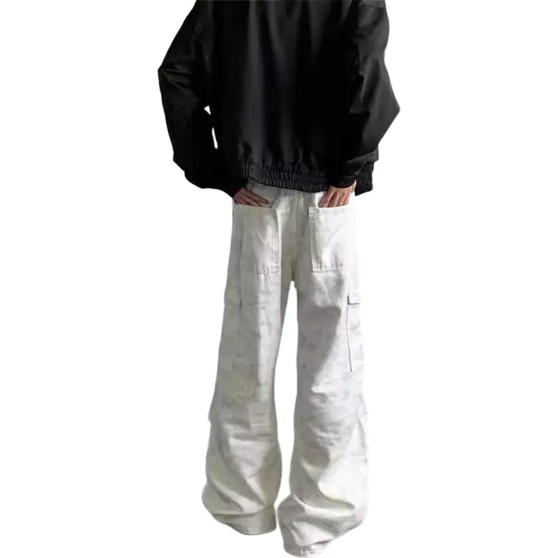 Weles Jeans Unisex Dirty White-1