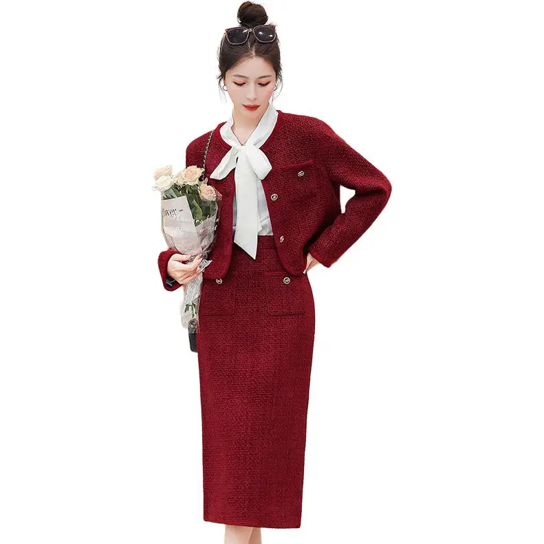La Chapelle Two Piece Skirt Sets Women's-1