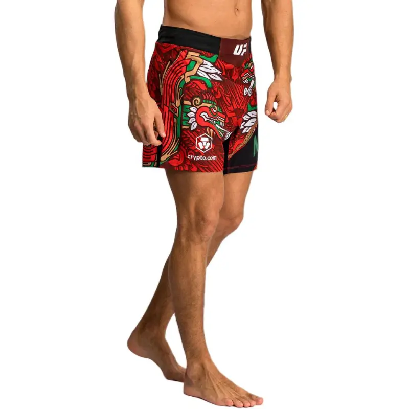 VENUM x UFC Unrivaled Brandon Moreno Sports Shorts Unisex Red 003-2