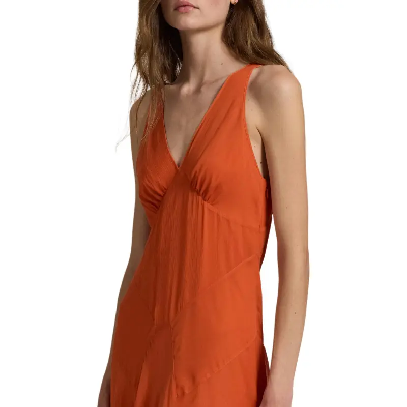 Polo Ralph Lauren Sleeveless Dress Women's Orange-5