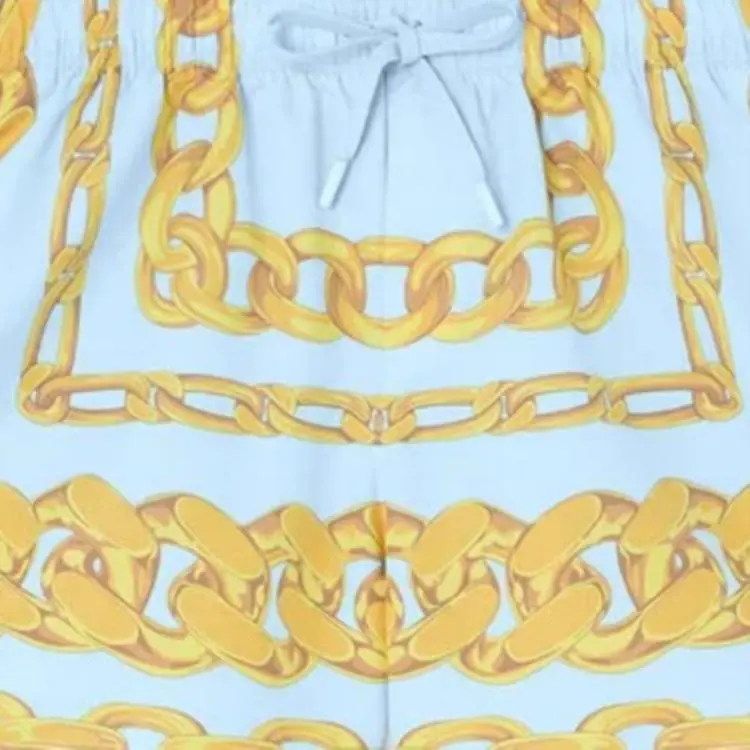 VERSACE Medusa Chains Printed Swim Shorts-3