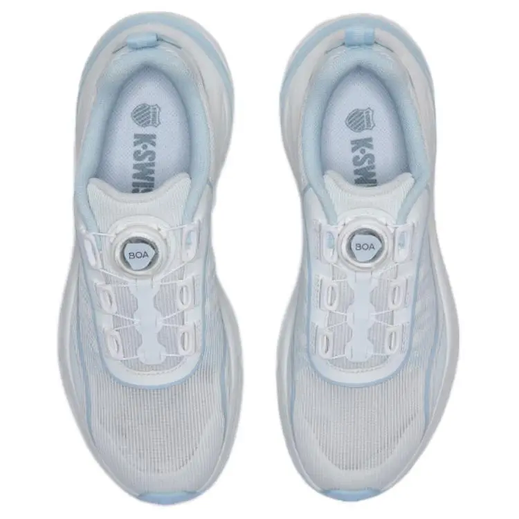 KSWISS Low Top Running Shoes Women's White Blue-2