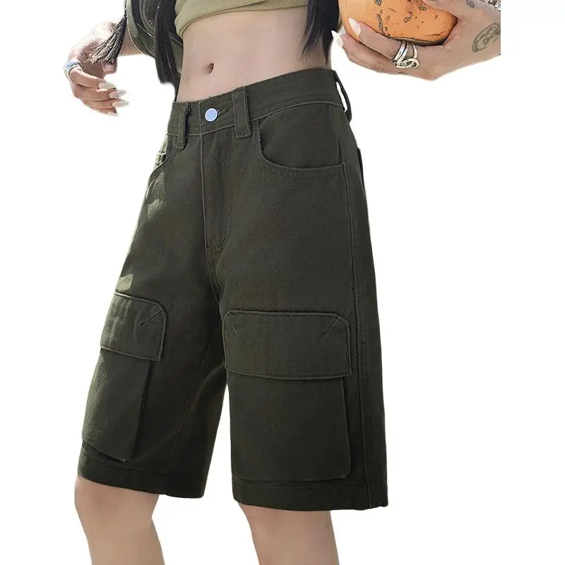 Kazakhstan Denim Shorts Women's-7