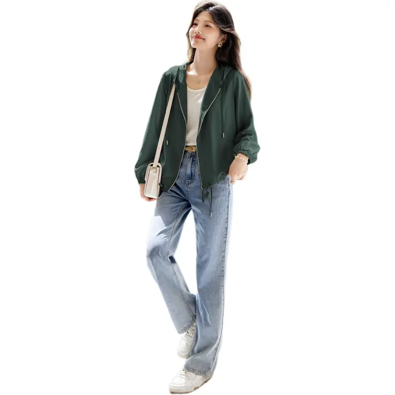 XWI Jackets Coats Women's Peacock Green-3