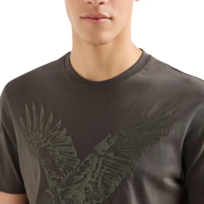 ARMANI EXCHANGEAE FW24 T Shirt Men's Brown-4