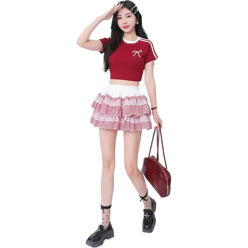 Mu Xiao Xin Casual Short Skirts Women's-1