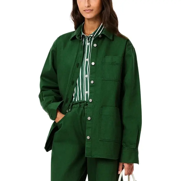 LACOSTE Denim Shirt Jacket-1