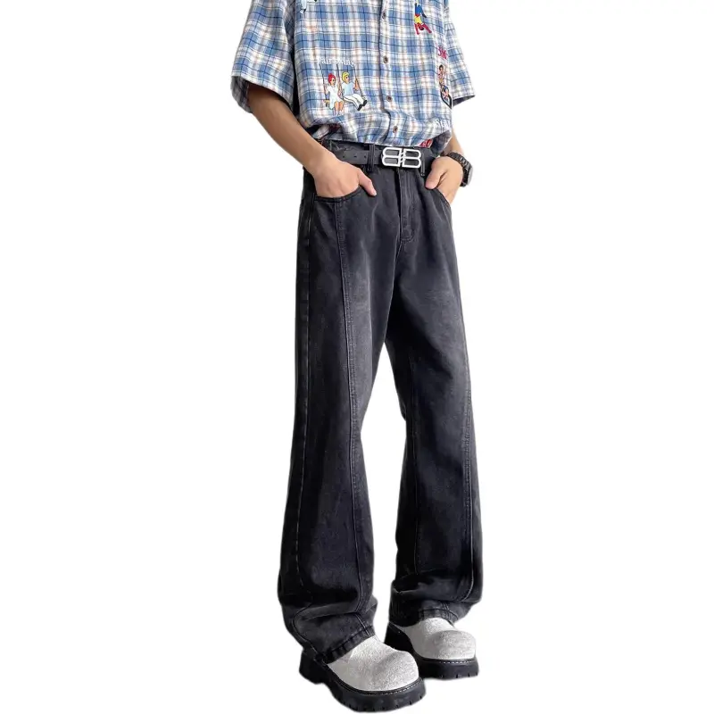 DUATOGE Jeans Men Black -4