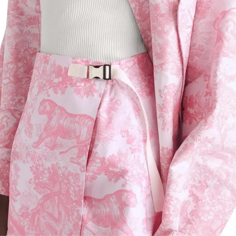 DIOR SS25 Casual Short Skirts Women's Pink-3