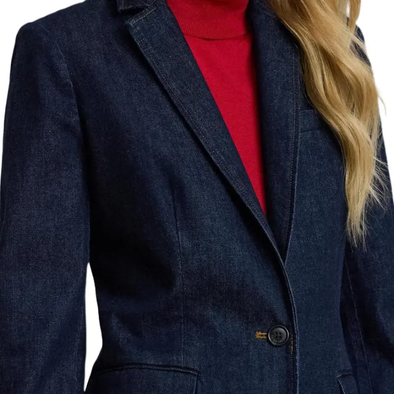Polo Ralph Lauren Business Suit Coat Women's Dark Blue-3