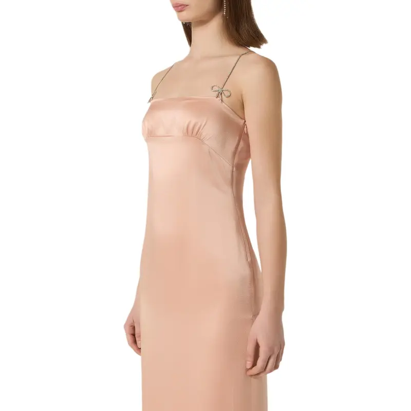 Blumarine Slip Dress Women's Rose Pink-4