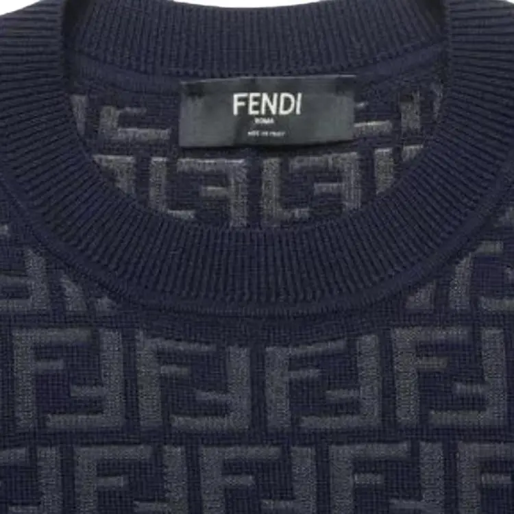 FENDI Sweaters Men Blue-2
