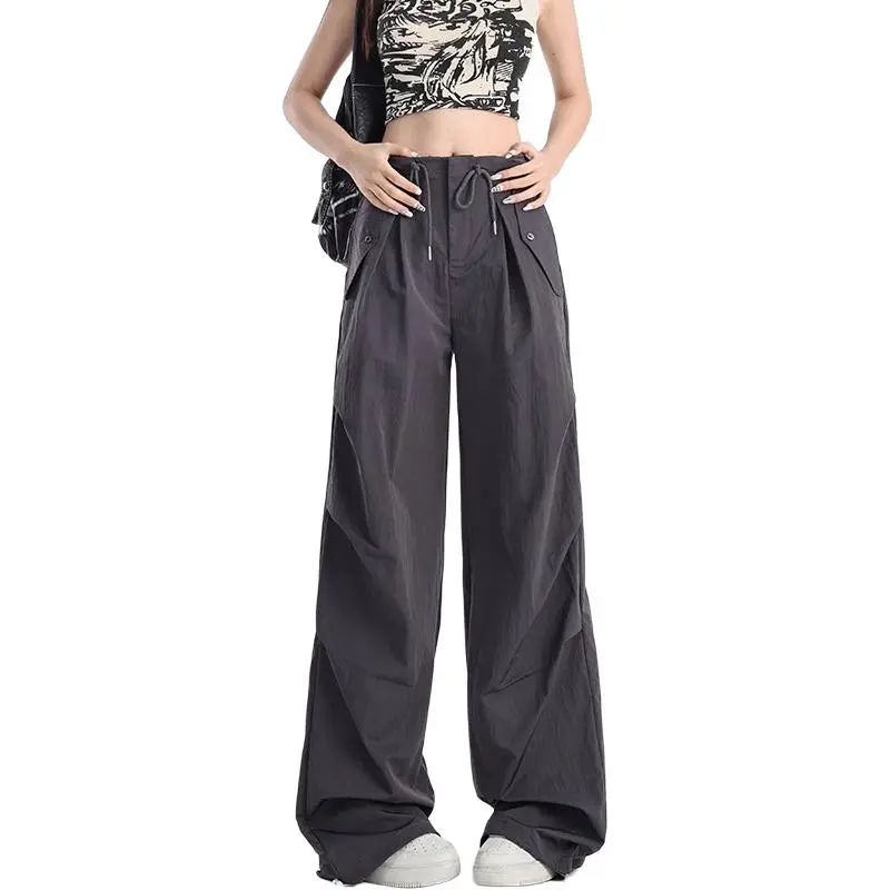 Kazakhstan Cargo Pants Women's Dark Gray-3