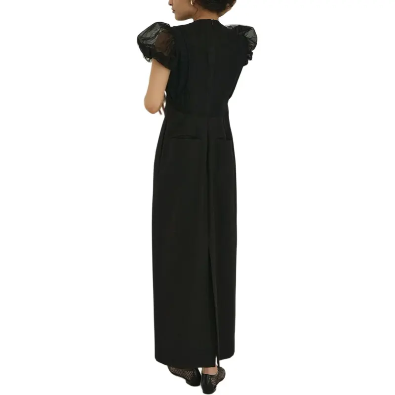 CLANE Sleeveless Dresses Women's Black-3