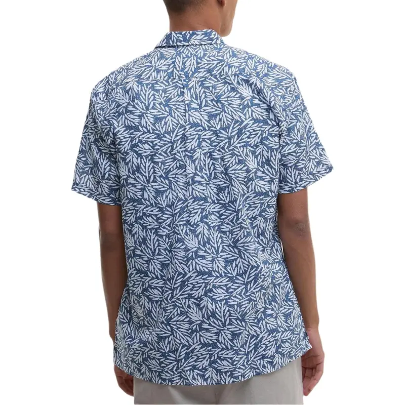 BARBOUR Shirt Men's Marine Blue-3
