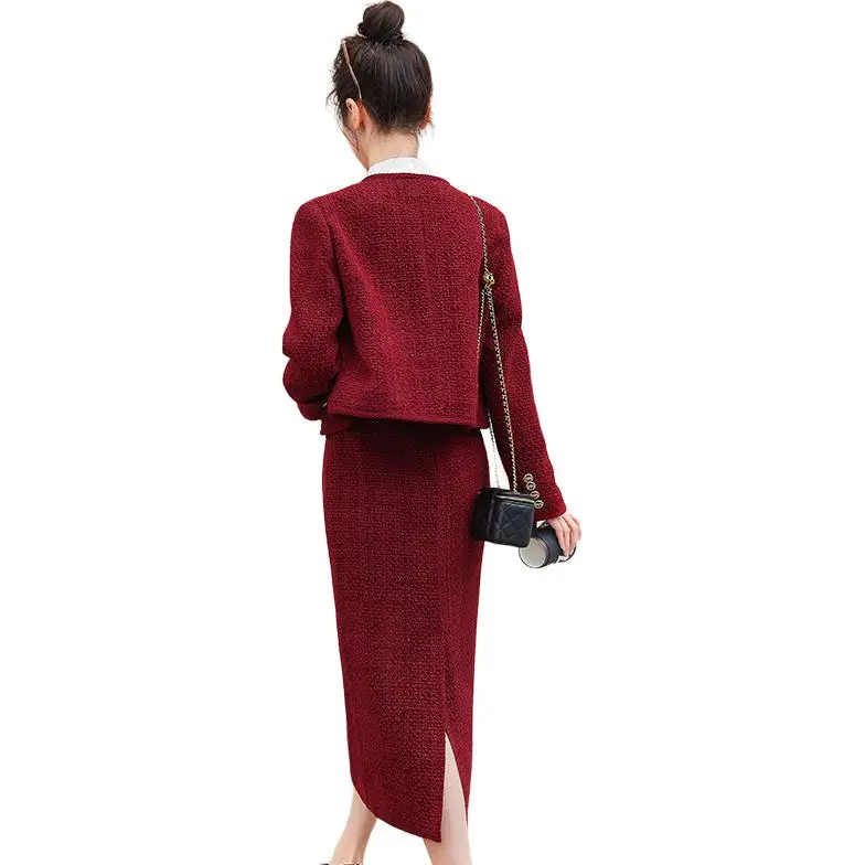 La Chapelle Two Piece Skirt Sets Women's-2