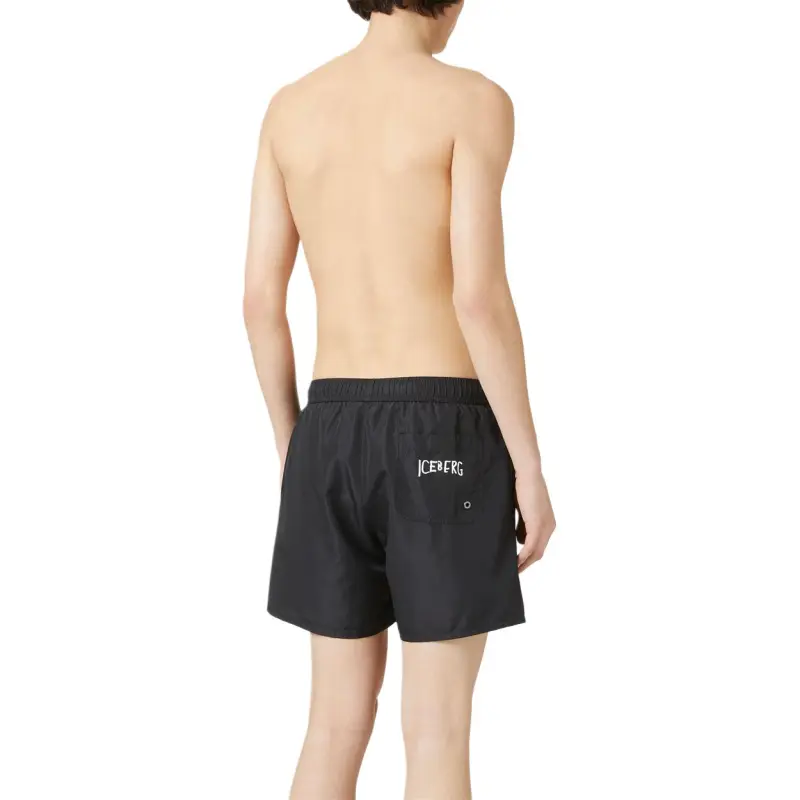 Iceberg Swimming Shorts Men's Black-3