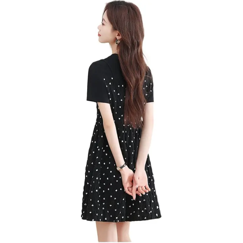 Mu Xiao Xin Short Sleeved Dress Women's-1