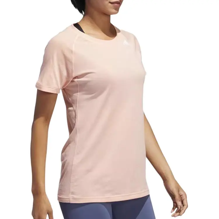Adidas Raglan Sleeve T Shirt Women's Pink-3
