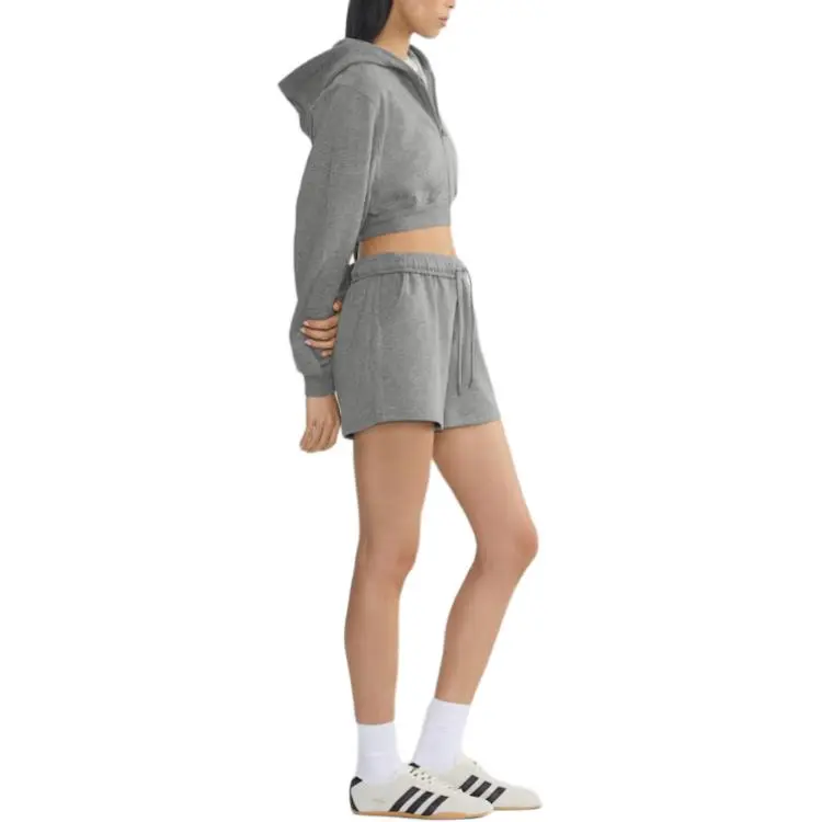 ARITZIA SS25 Aritzia Terry Sweatfleece Perfect Crop Zip Hoodie Sweatshirt Women's-3