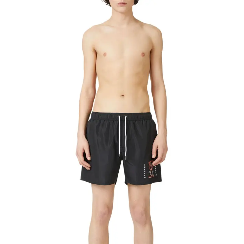 Iceberg Swimming Shorts Men's Black-2