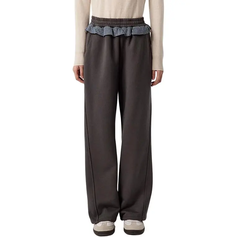 Omont Casual Pants Women's Black Gray-1