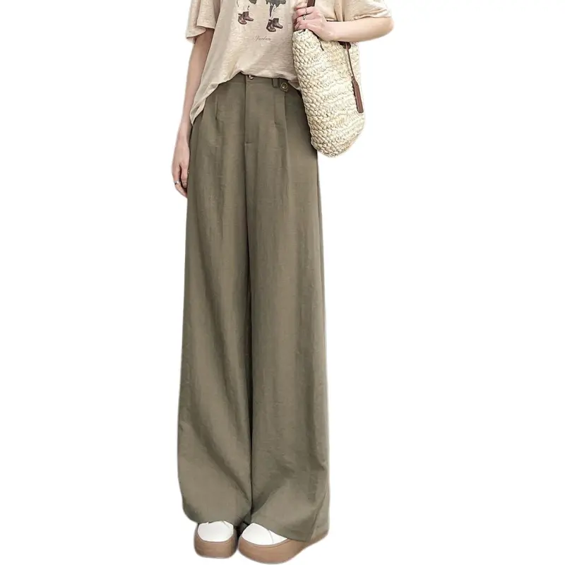 Weixi Casual Pants Women's Khaki-7