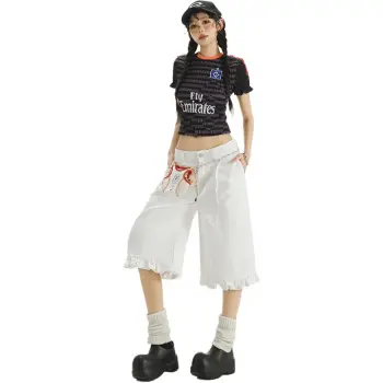 Poyz Jeans Women's White Cropped