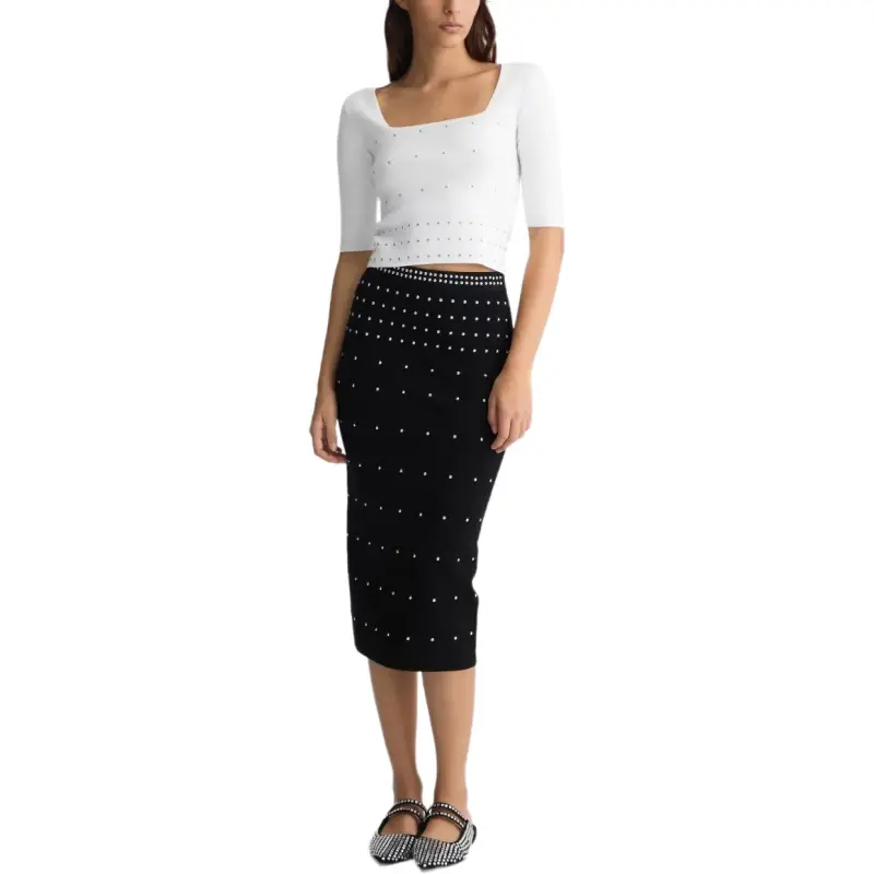 LIU·JO Studs embellished Top-3