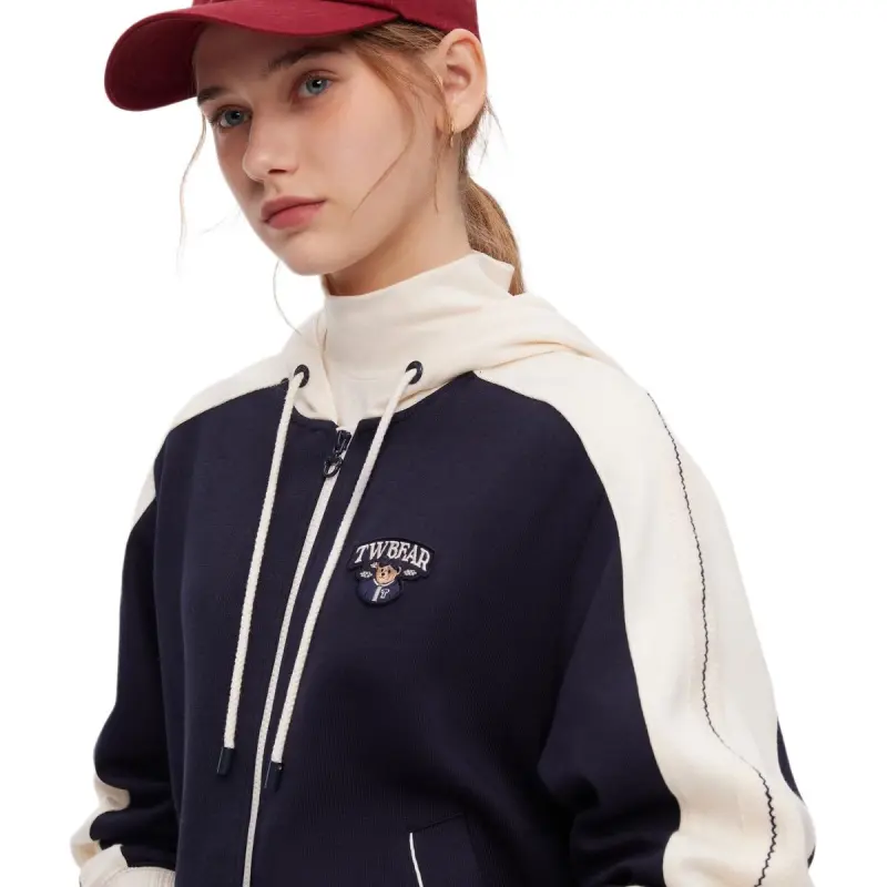 Teenie Weenie Sweatshirt Women's Navy Blue-1