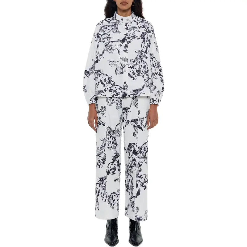 Bimba Y Lola Greyhound Corduroy Trousers-1
