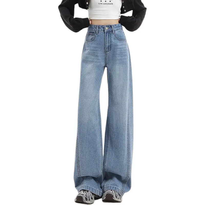 Weixi Jeans Women's Jade Sea Blue-4