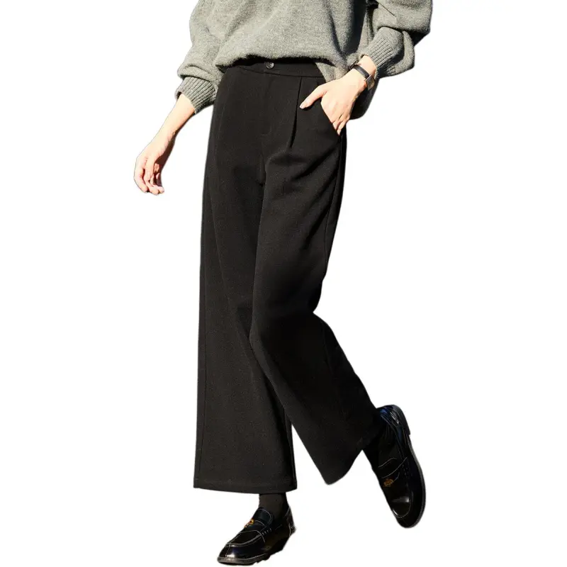 Mo Han Yi Mei Casual Pants Women's Black-7