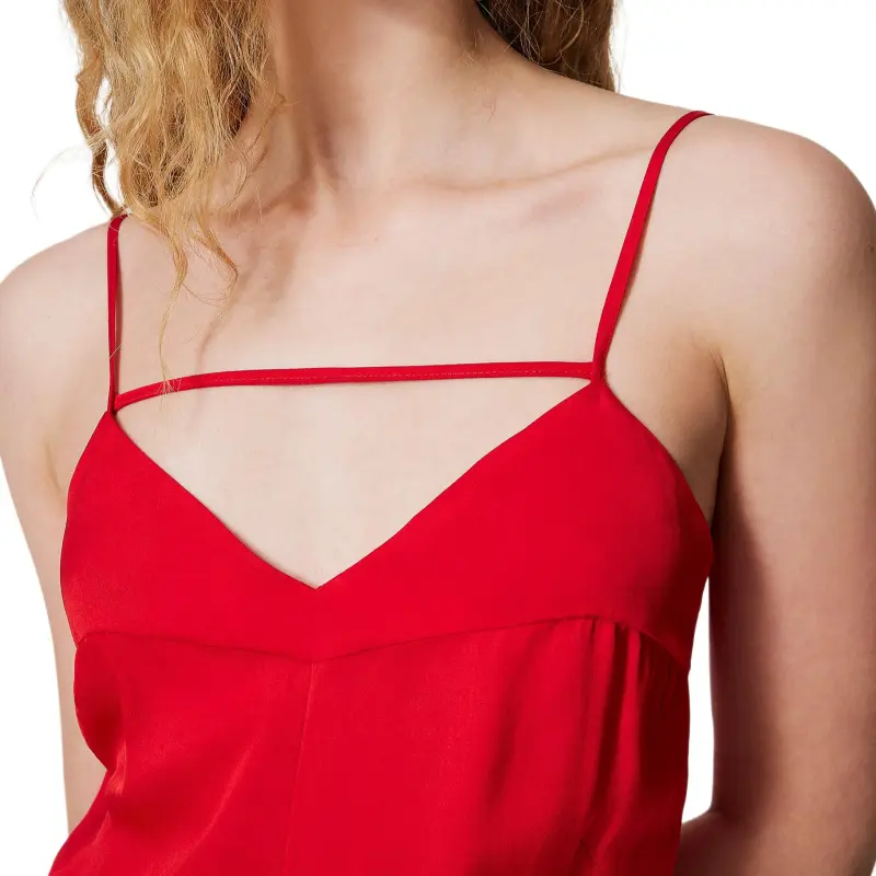 Twinset Satin Slip Dress-4