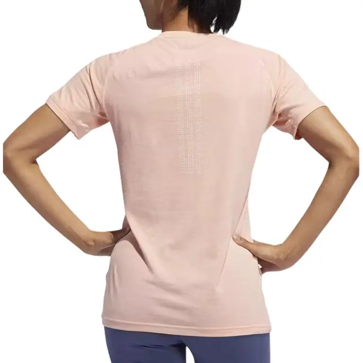 Adidas Raglan Sleeve T Shirt Women's Pink-4