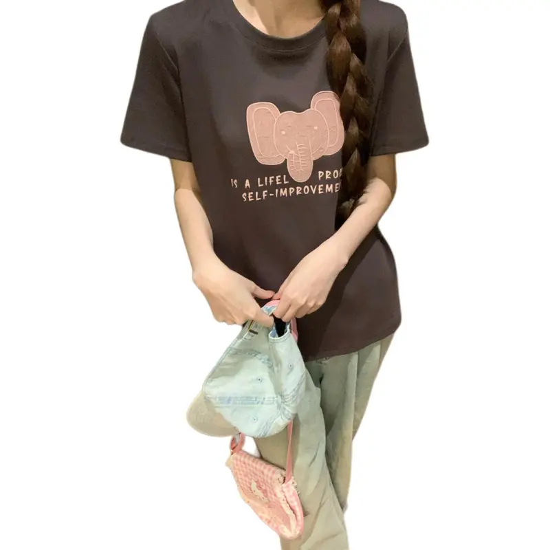Mu Xiao Xin Set in Sleeve T Shirt Women's-2