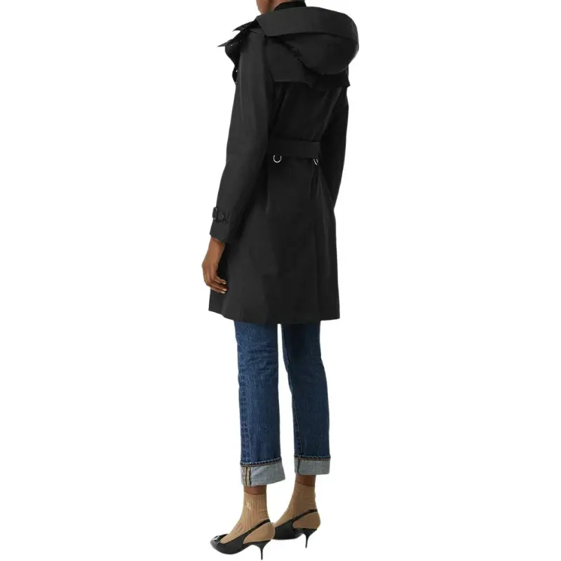 Burberry SS24 Trench Coat Women's Black-4