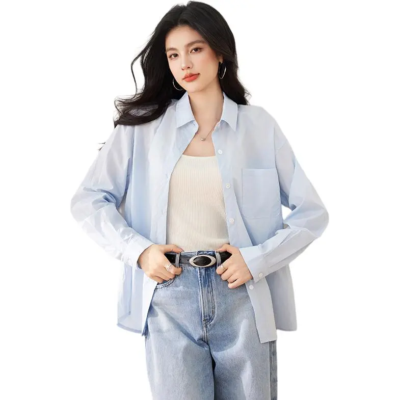 La Chapelle Shirt Women's Sky Blue-2