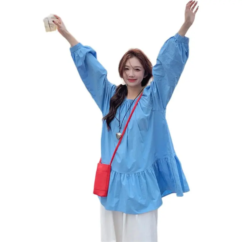 Mu Xiao Xin Long Sleeved Dress Women's-9