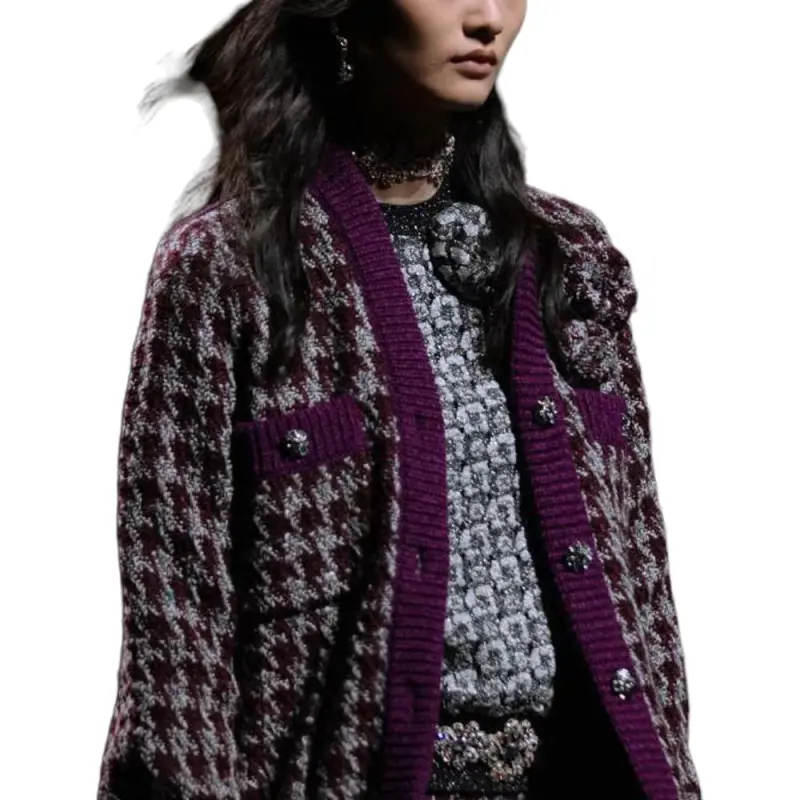 CHANEL FW23 Knitwear Women's Purple-3