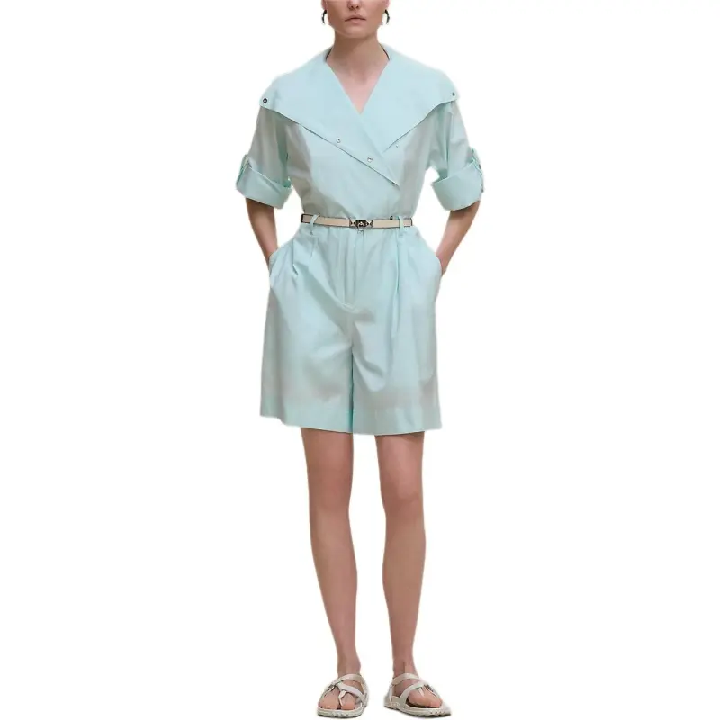HERMES Jumpsuit Women's Light Blue-2