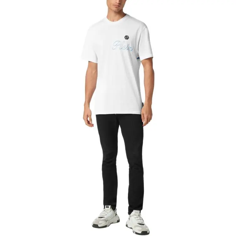 PHILIPP PLEIN Logo print Cotton T shirt-2
