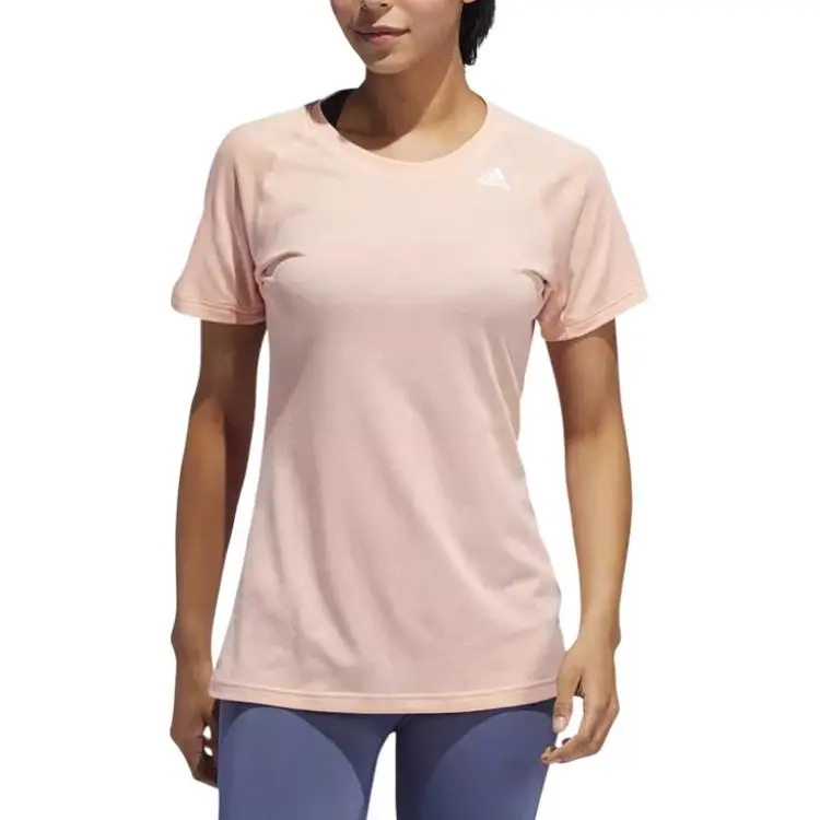 Adidas Raglan Sleeve T Shirt Women's Pink-2