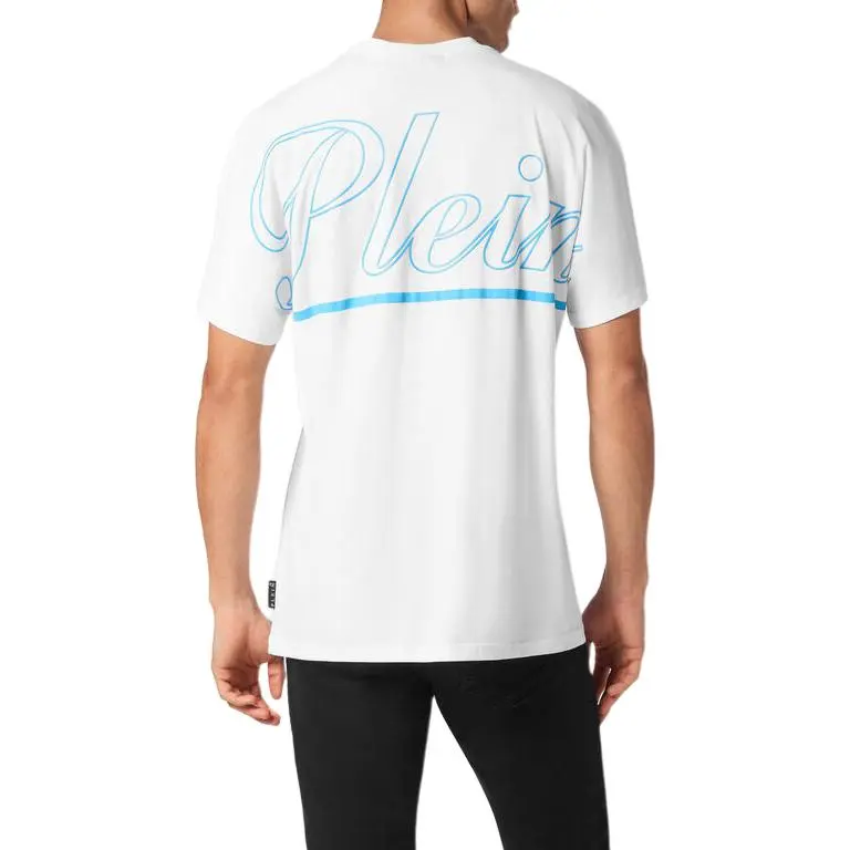 PHILIPP PLEIN Logo print Cotton T shirt-4