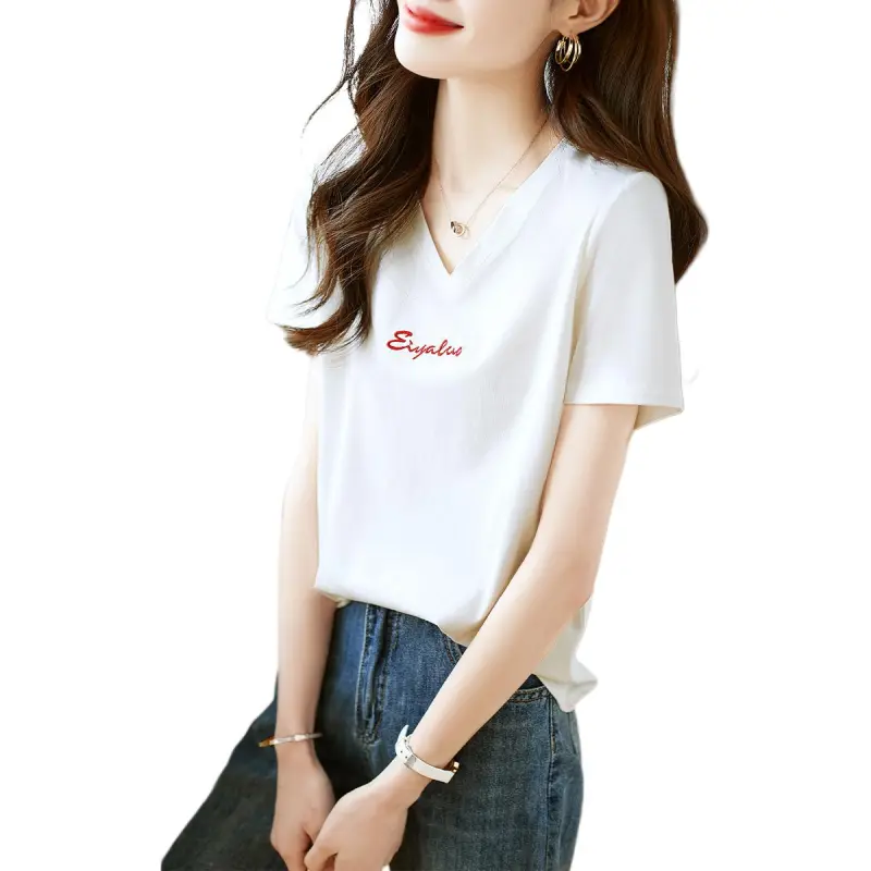 XWI Regular T Shirt Women's Natural White-3