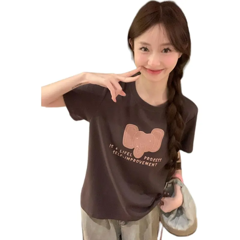 Mu Xiao Xin Set in Sleeve T Shirt Women's-1