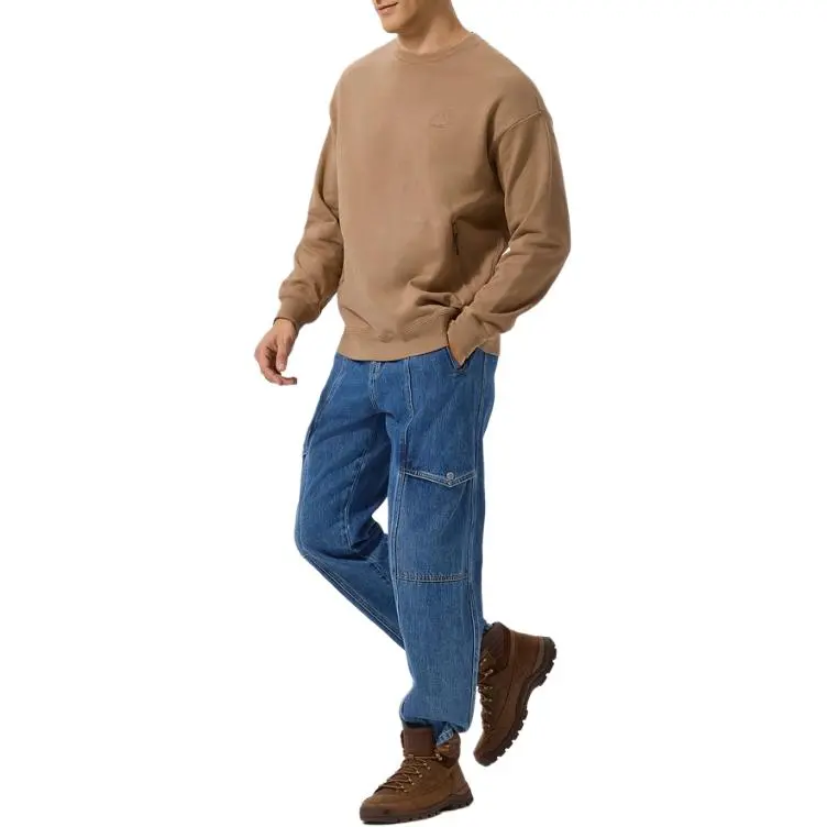 CAT Sweatshirt Men's Dark Khaki-3